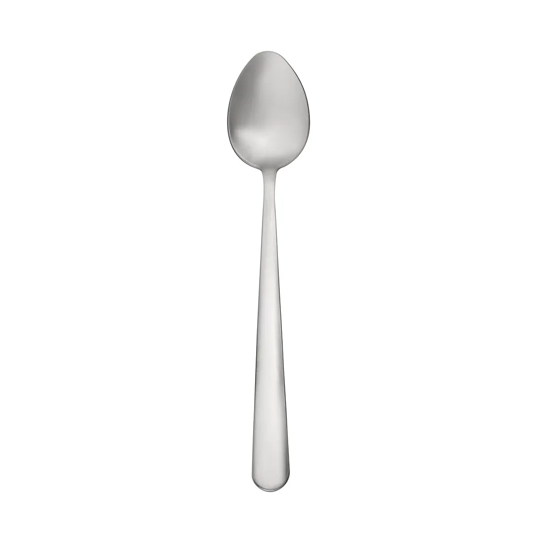 CAC China 1002-02 Windsor Iced Tea Spoon, 8" Length, Medium Weight, 18/0 Stainless Steel - 1 Dozen