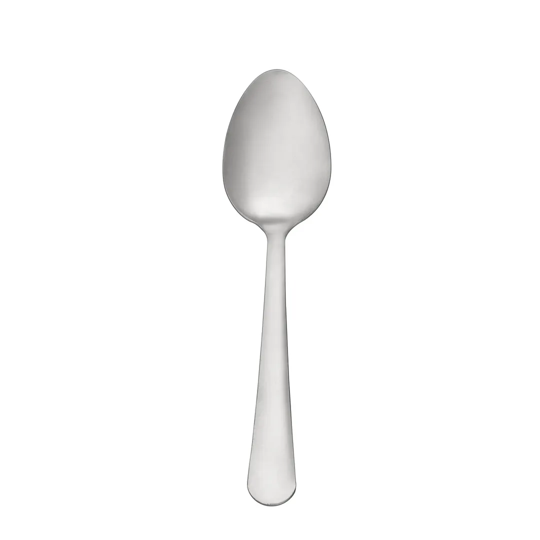CAC China 1002-03 Windsor Dinner Spoon, 7" Length, Medium Weight, 18/0 Stainless Steel - 1 Dozen