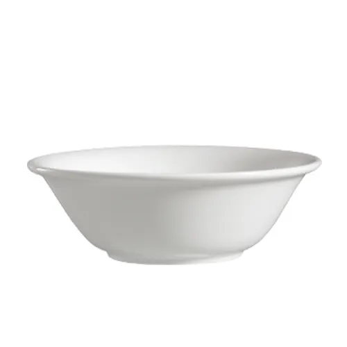 CAC China 101-74 - Noodle Bowl, 7" Dia x 2¼" H, 21 oz White Porcelain, Microwave Safe - 1 Dozen