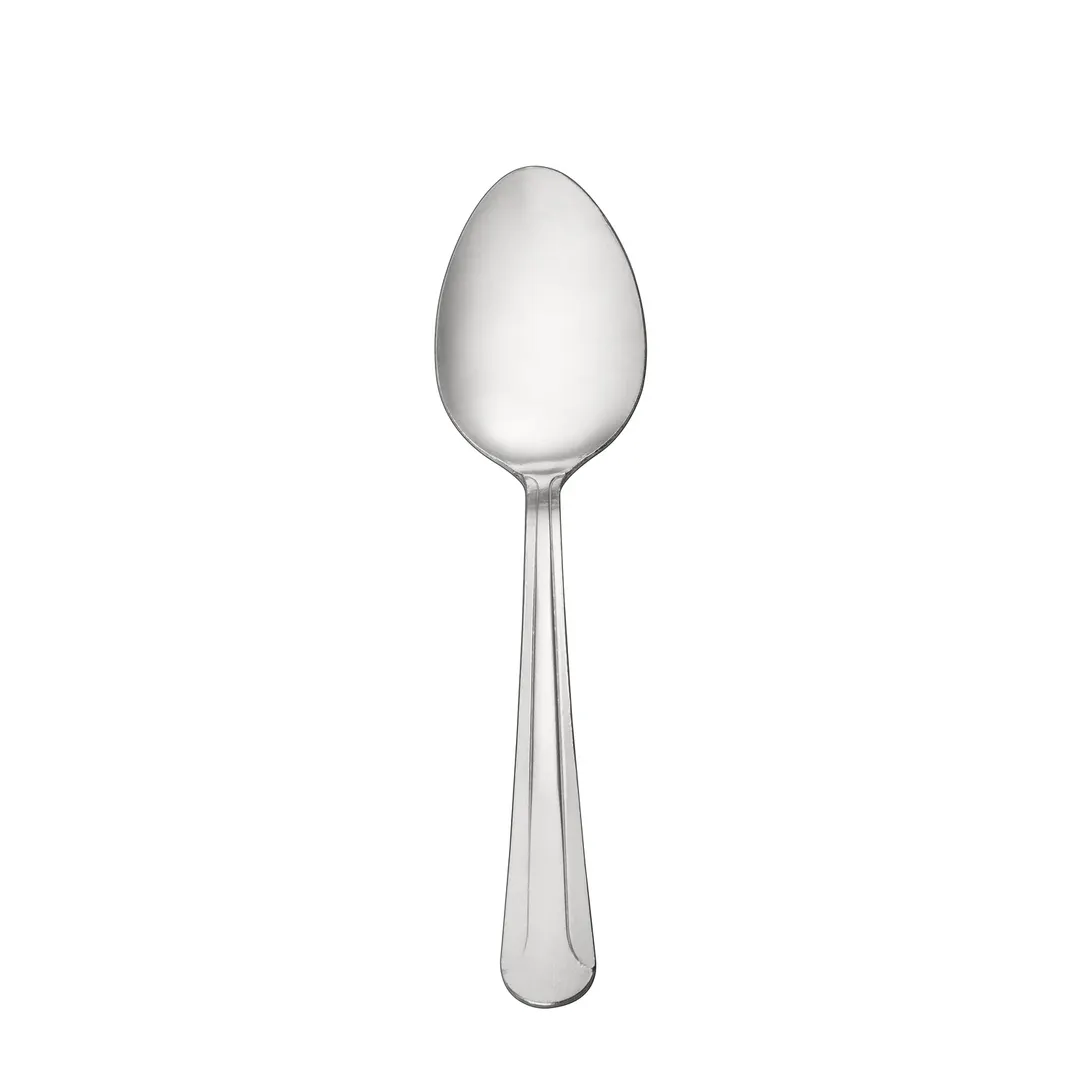 CAC China 2001-03 - Dinner Spoon, 7" Length, 18/0 Stainless Steel Frost Finish, Heavy - 1 Dozen