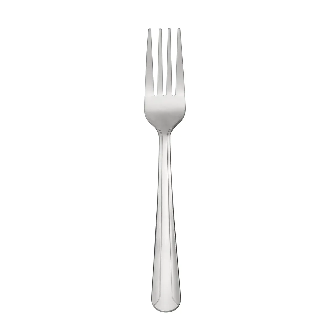 CAC China 2001-05 Dinner Fork, 7-1/8" Length, 18/0 Stainless Steel, Frost Finish - 1 Dozen