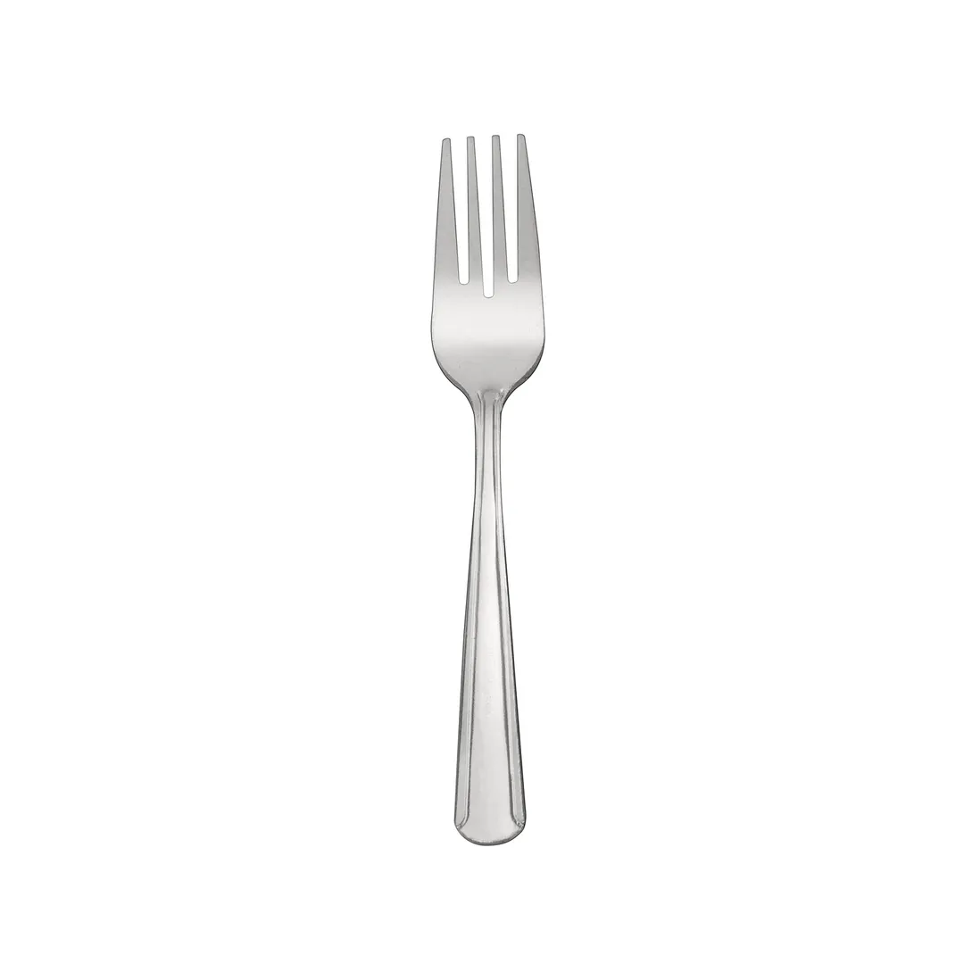 CAC China 2001-06 Salad Fork, 6‑1/8" Length, 18/0 Stainless Steel Frost Finish - 1 Dozen