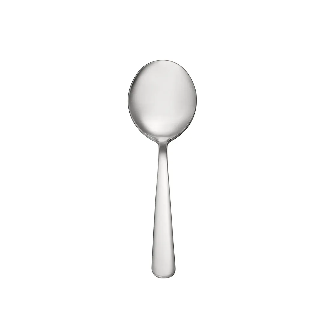 CAC China 2002-04 Windsor Bouillon Spoon, 5-7/8" Length, 18/0 Stainless Steel - 1 Dozen