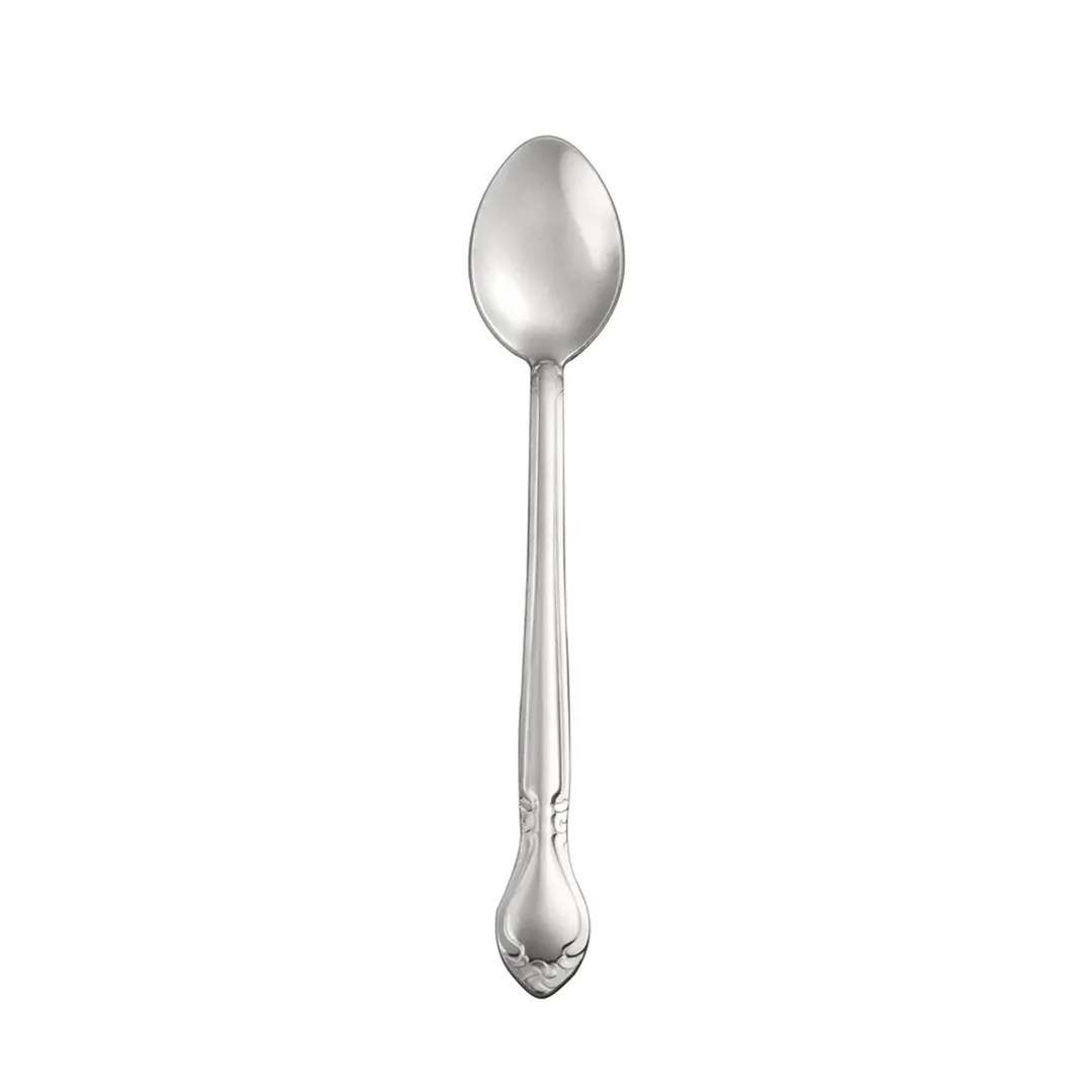 CAC China 2003-02 - Elizabeth Iced Tea Spoon, 8" Length, Heavy Weight, 18/0 Stainless Steel - 1 Dozen