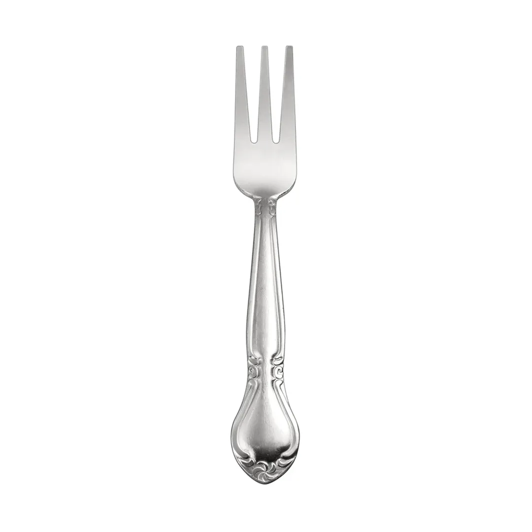 CAC China 2003-07 Elizabeth Oyster Fork, 6" Length, Heavy Weight, 18/0 Stainless Steel - 1 Dozen