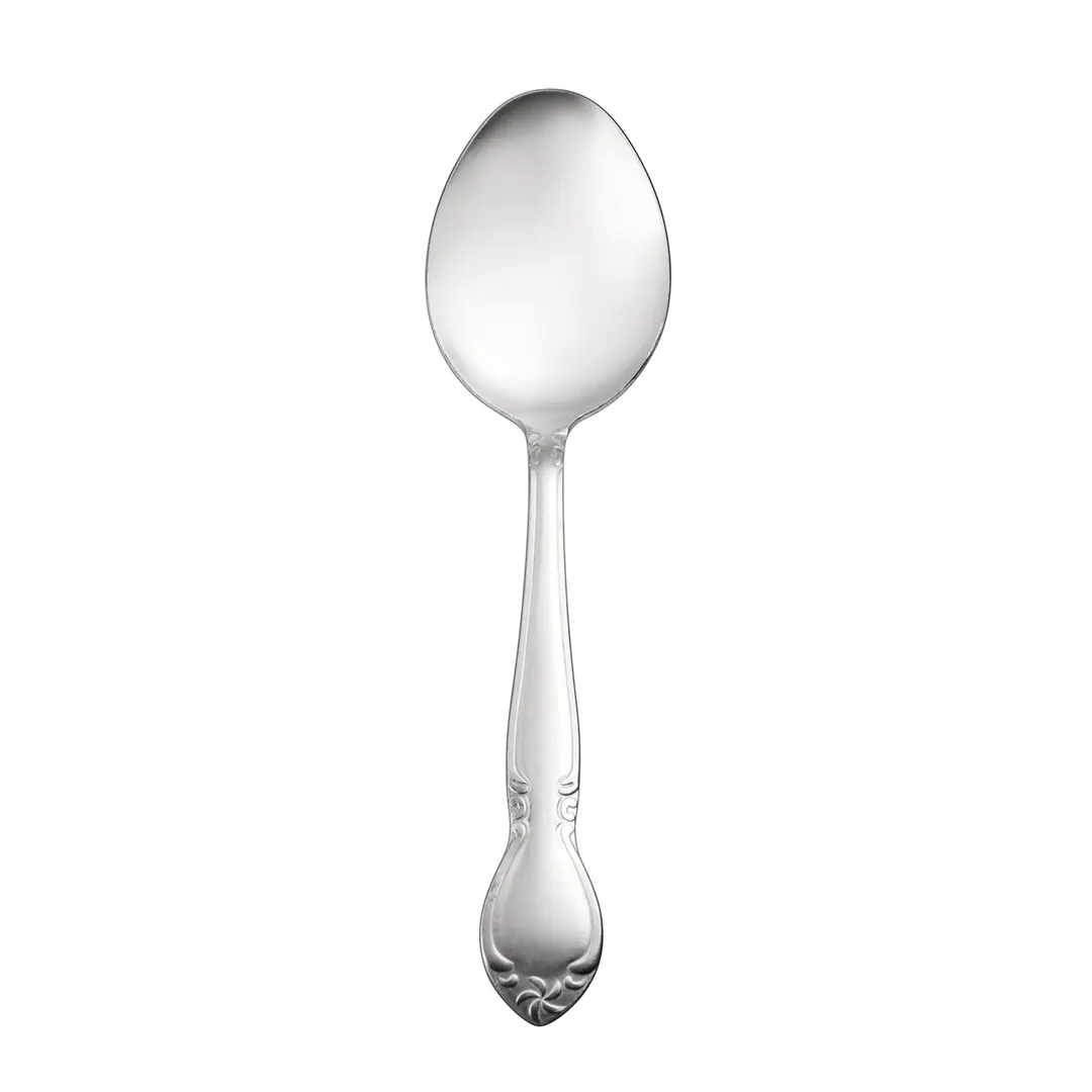 CAC China 2003-10 Elizabeth Tablespoon, 8‑3/8" Length, Heavy‑Weight 18/0 Stainless Steel, 1 Dozen