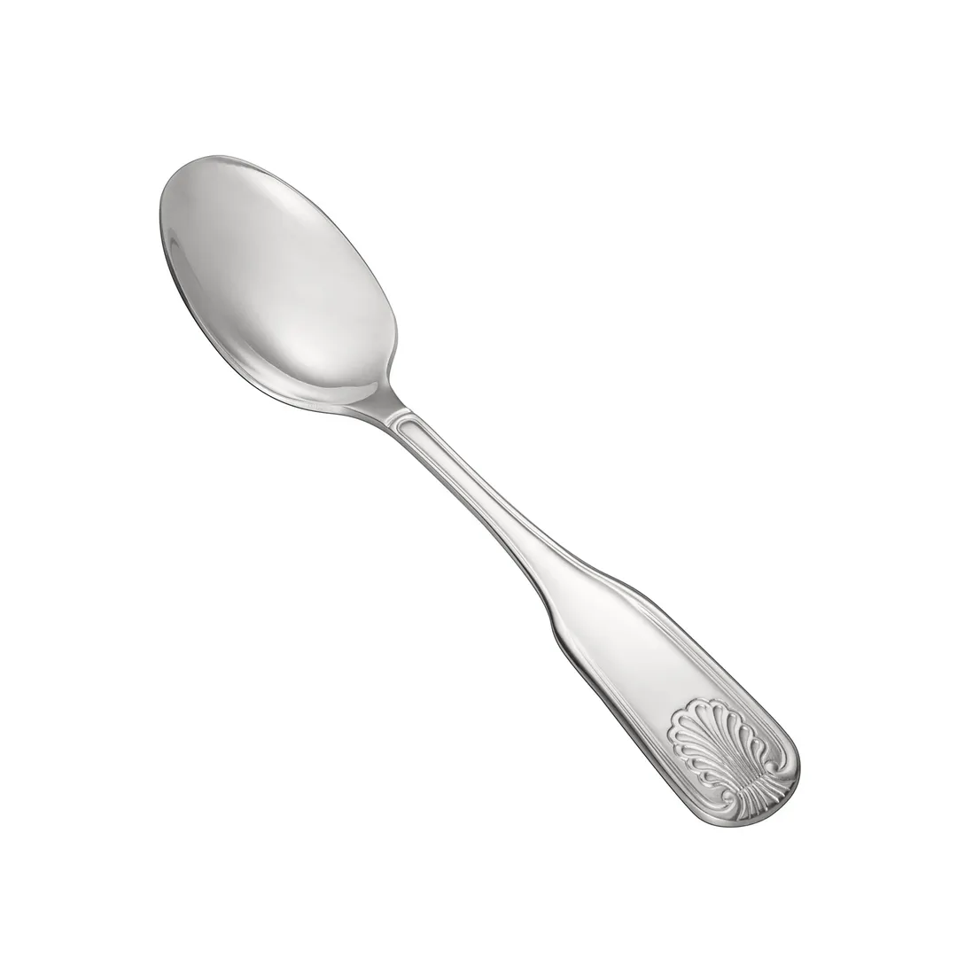 CAC China 3001-01 Phoenix Teaspoon, 6-1/4" Length, Heavy Weight, 18/0 Stainless Steel - 1 Dozen
