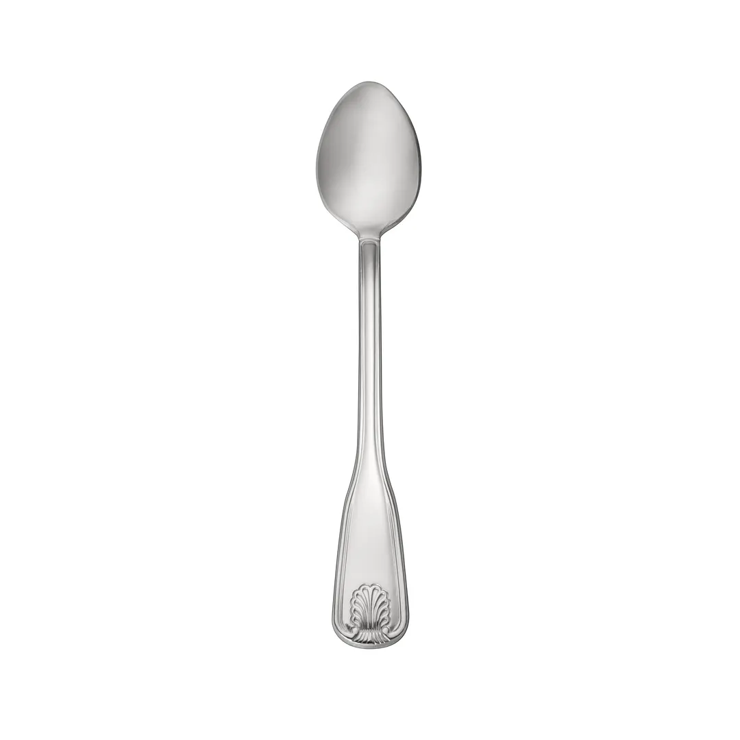 CAC China 3001-02 Phoenix Iced Tea Spoon, 7-1/8" Length, 18/0 Stainless Steel - 1 Dozen