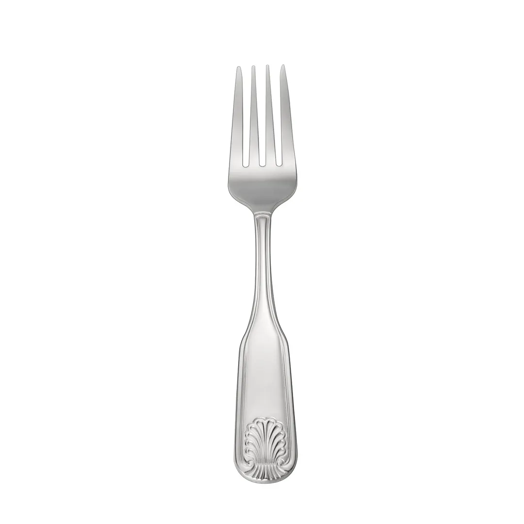 CAC China 3001-07 Phoenix Oyster Fork, 5-5/8" Heavy Weight, 18/0 Stainless Steel - 1 Dozen