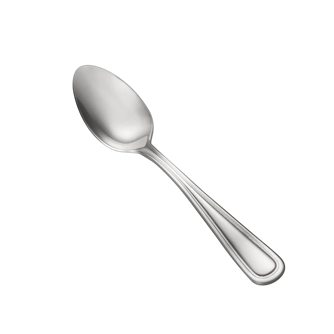 CAC China 3002-01 Prime Teaspoon, 6-3/8" Extra-Heavy, 18/0 Stainless Steel, 5-6" Length - 1 Dozen