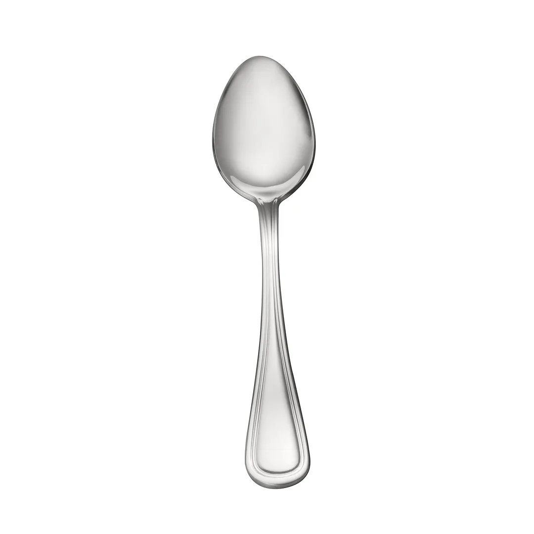 CAC China 3002-03 Dinner Spoon, 7-3/8" Length, Heavy Weight, 18/0 Stainless Steel - 1 Dozen