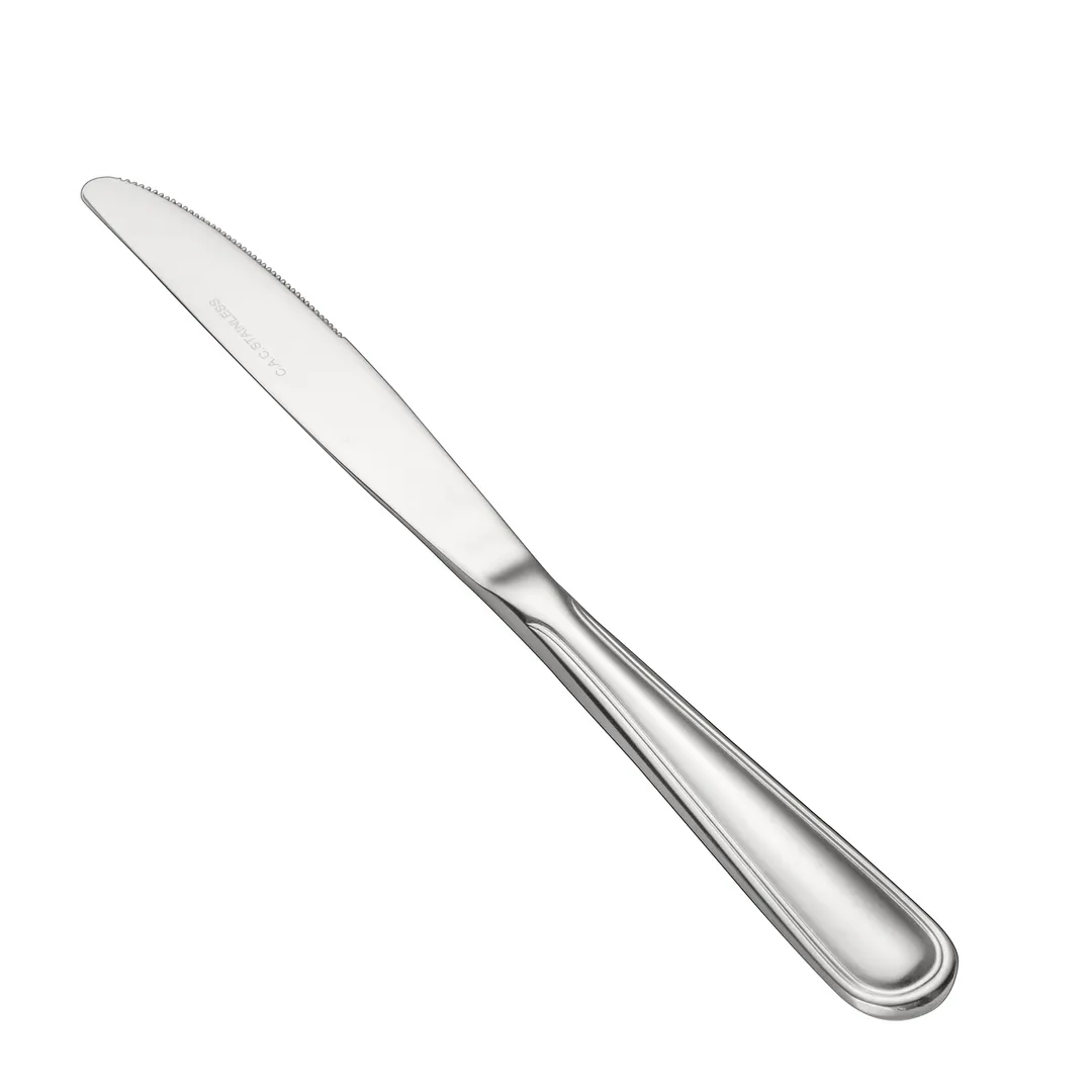 CAC China 3002-08 Dinner Knife, 8-3/4" Length, Extra Heavy, 18/0 Stainless Steel Handle - 1 Dozen