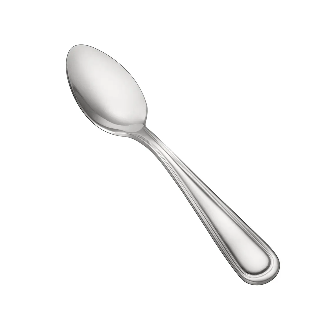CAC China 3002-09 Prime Demitasse Spoon, 4-5/8" Extra Heavy, 18/0 Stainless Steel - 1 Dozen
