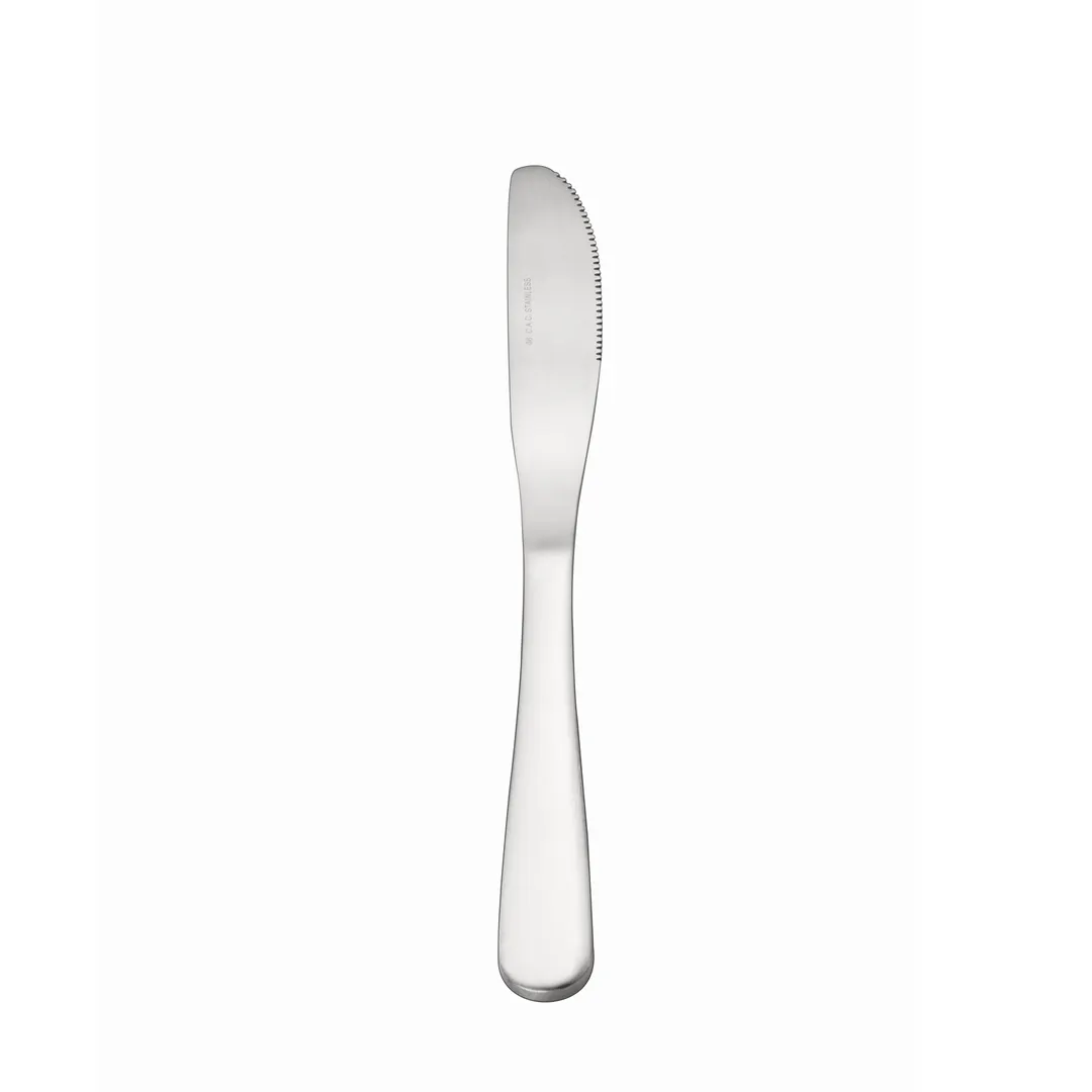 CAC China 3003-08 Dinner Knife, 8-5/8" Length, Solid Handle, Heavy 18/0 Stainless Steel - 1 Dozen