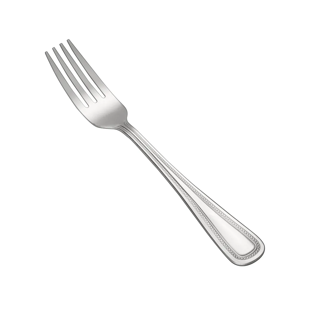 CAC China 3008-05 - Black Pearl Dinner Fork 7-3/8" Length 18/0 Stainless Steel Heavy - 1 Dozen