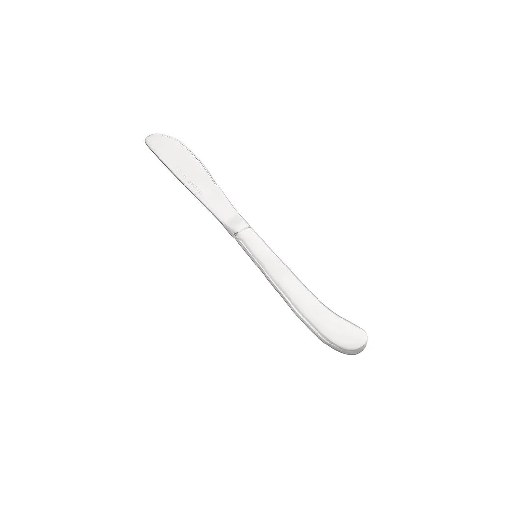 CAC China 3011-08 Jasmine Dinner Knife, 7‑3/8" Length, Heavy, 18/0 Stainless Steel Handle - 1 Dozen