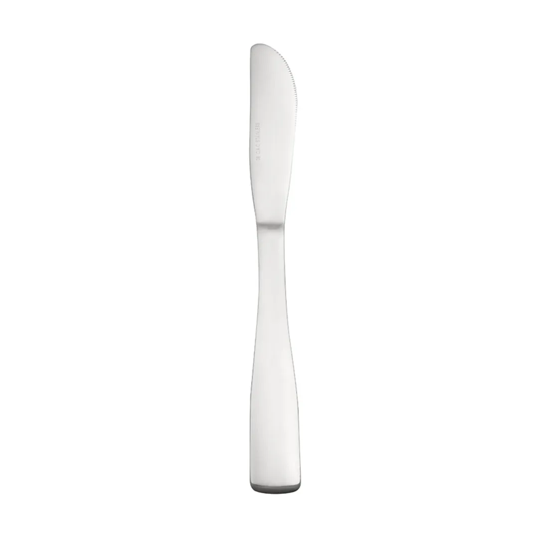 CAC China 3013-08 - Thames Dinner Knife, 8 3/8" Solid Handle, 18/0 Stainless Steel - 1 Dozen