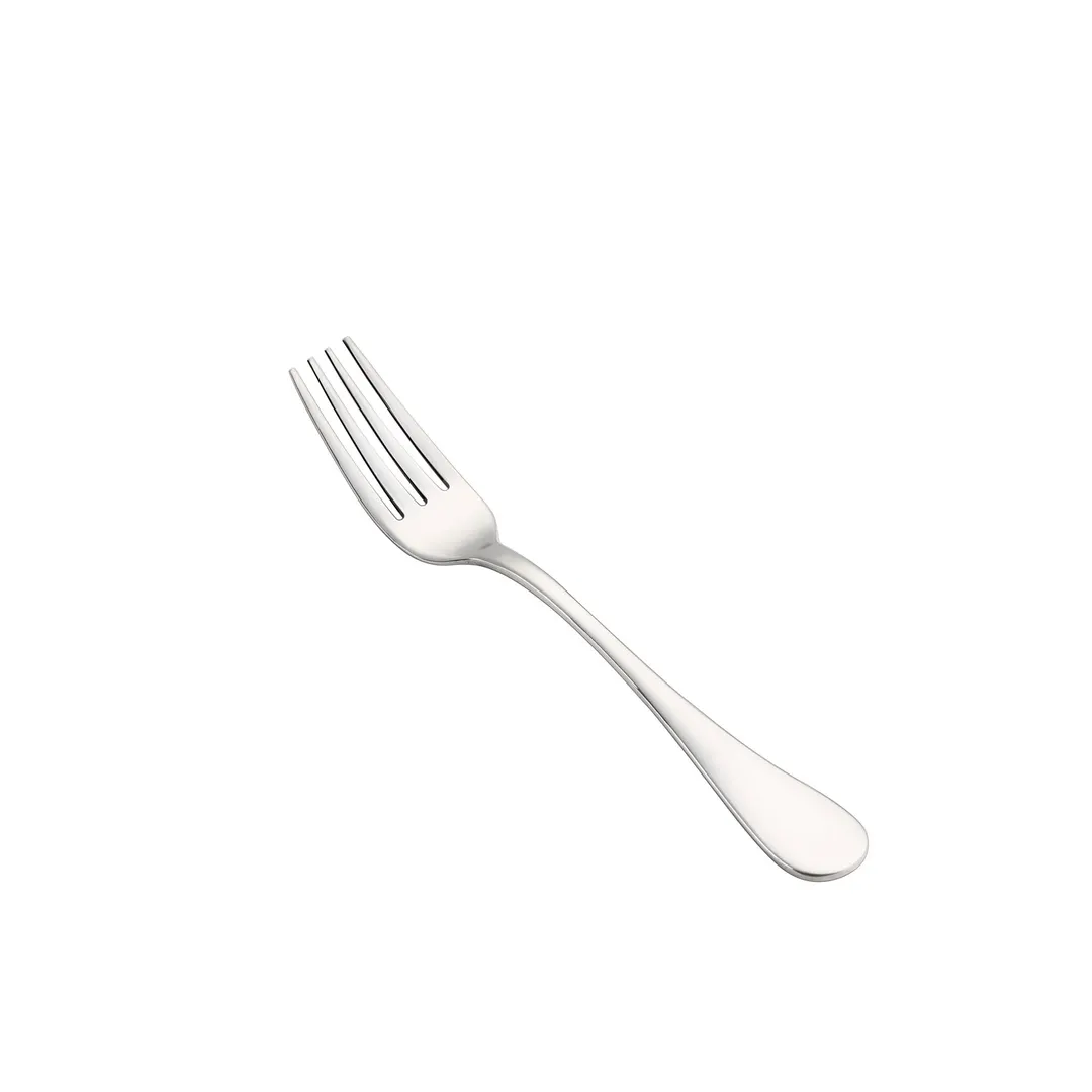 CAC China 3033-06 Tulip Salad Fork, 6" Length, Extra Heavy Weight, 18/0 Stainless Steel - 1 Dozen