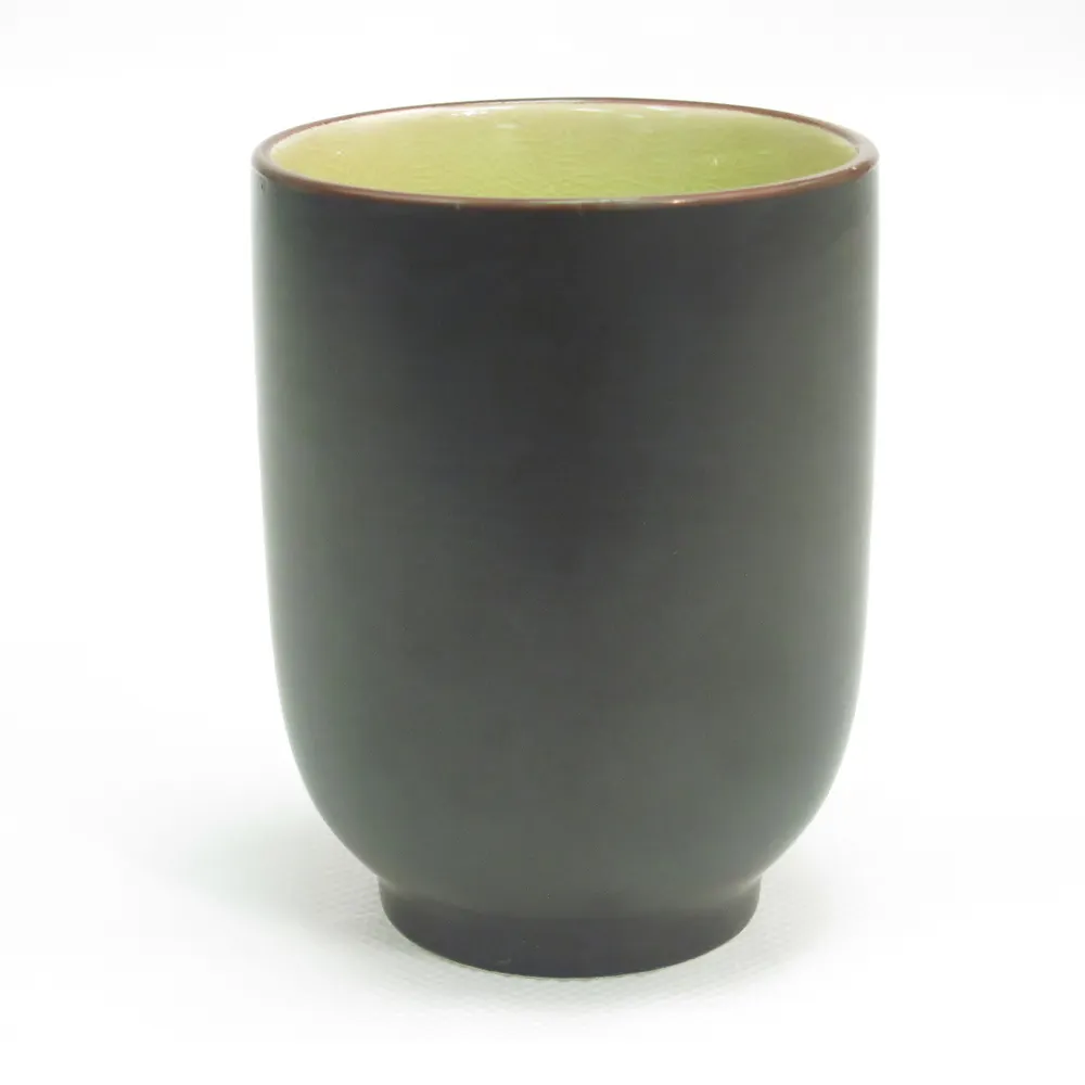 CAC China 666-1-G 8‑Oz Stoneware Cup, 2.75" Dia x 3.75" H, Golden Glaze, Dishwasher Safe - 1 Dozen