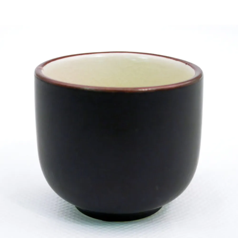 CAC China 666-WC-W Japanese Sake Cup, 1-1/2 oz., 2" dia. x 1-3/4"H, White Stoneware - 1 Dozen