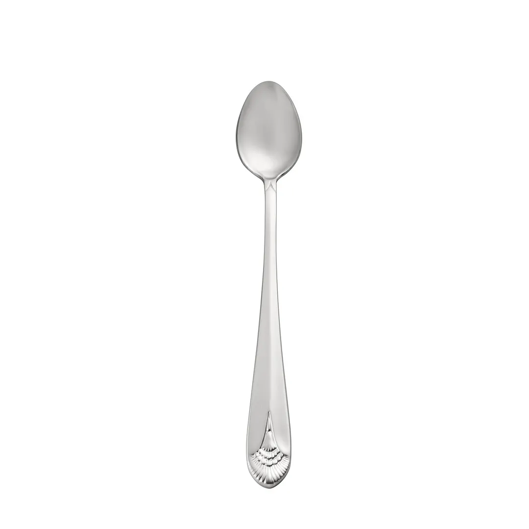 CAC China 8001-02 Iced Tea Spoon, 7-3/8" Length, Heavy Weight, 18/8 Stainless Steel - 1 Dozen
