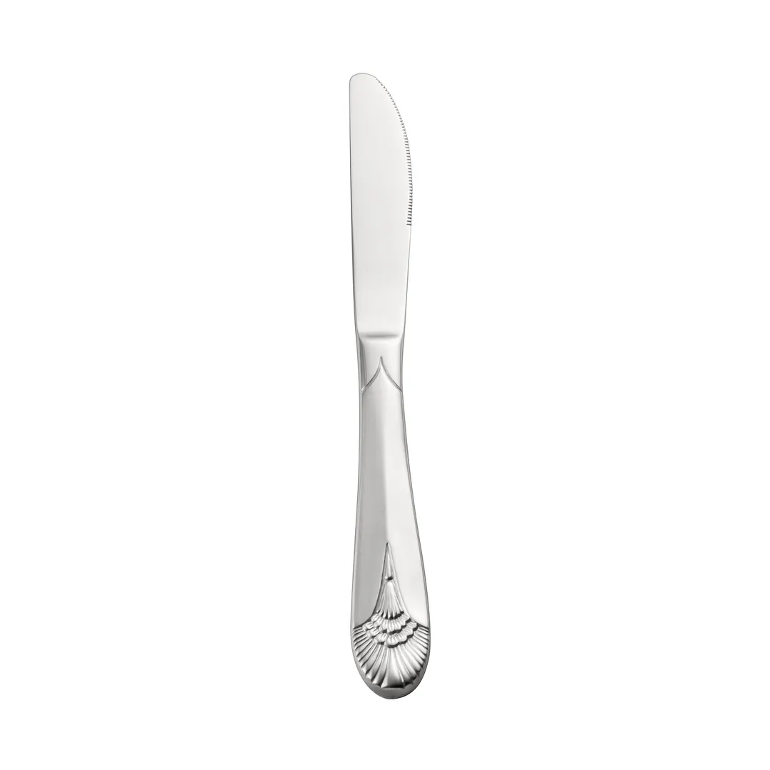 CAC China 8001-08 Royal Dinner Knife, 8-3/4" Solid Handle, Weight, 18/8 Stainless Steel - 1 Dozen