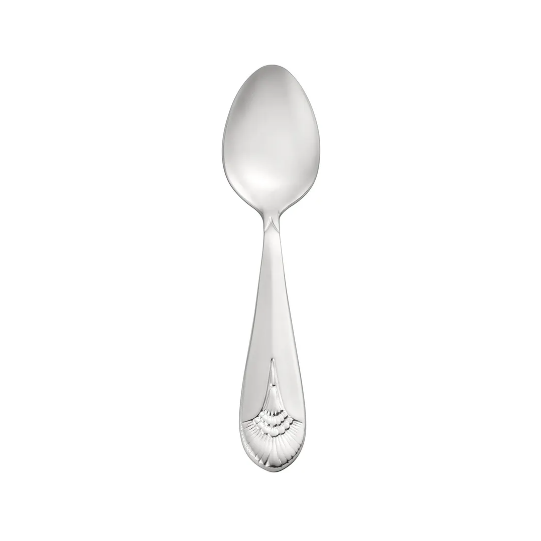 CAC China 8001-09 Royal Demitasse Spoon, 4-5/8" Length, Extra Heavy, 18/8 Stainless Steel - 1 Dozen