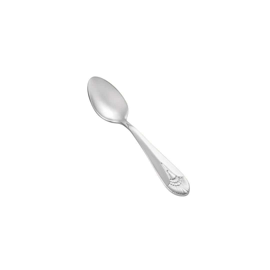CAC China 8001-09 Royal Demitasse Spoon, 4-5/8" Length, Extra Heavy, 18/8 Stainless Steel - 1 Dozen