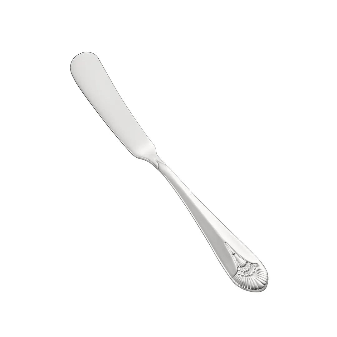CAC China 8001-12 Royal Butter Spreader, 6-3/4"L, Extra Heavy Weight, 18/8 Stainless Steel - 1 Dozen