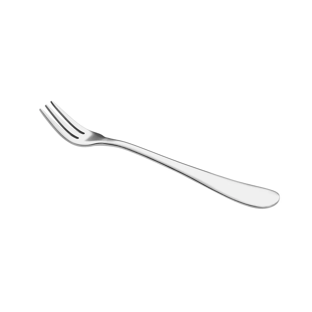 CAC China 8003-07 Oyster Cocktail Fork, 5" Length, Heavy Weight, 18/8 Stainless Steel - 1 Dozen
