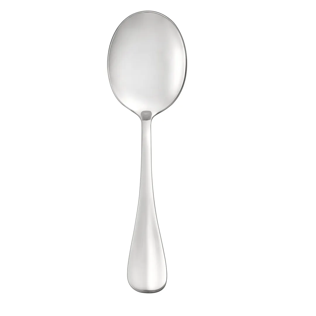 CAC China 8005-04 Soup Bouillon Spoon, 7" Length, Extra Heavy, 18/8 Stainless Steel - 1 Dozen