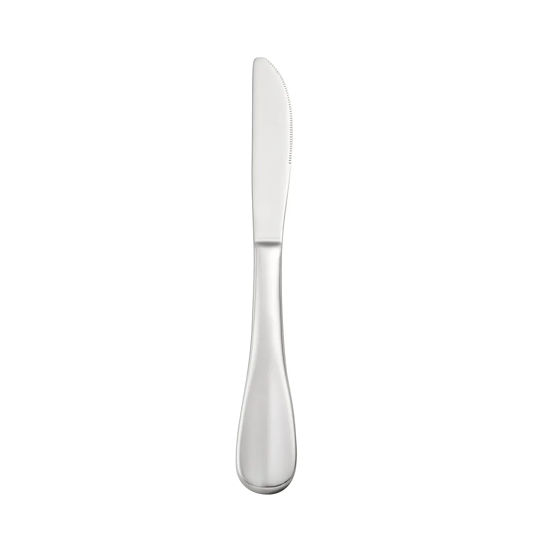 CAC China 8005-08 Dinner Knife - 9" Solid Handle, Extra Heavy, 18/8 Stainless Steel - 1 Dozen
