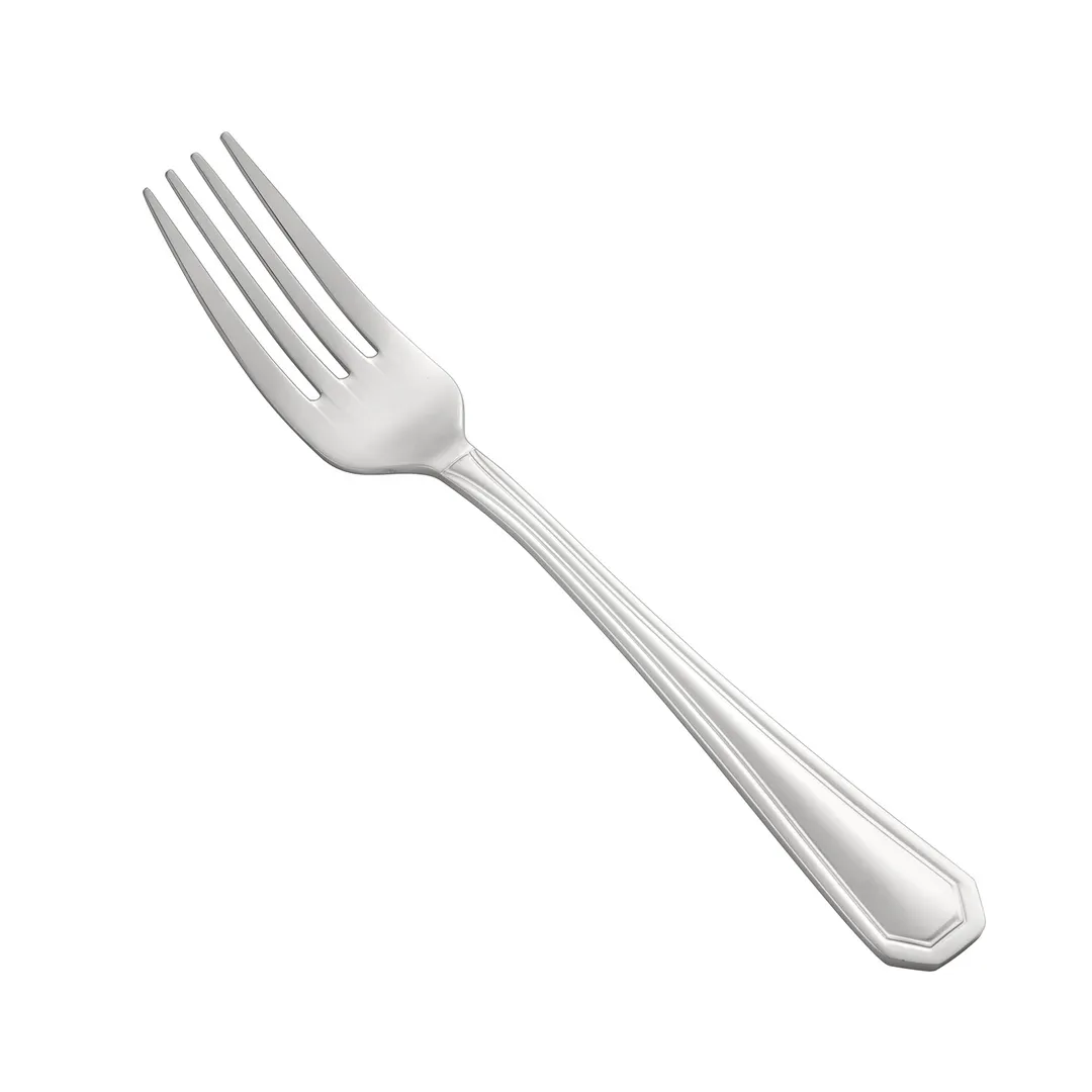 CAC China 8006-05 Lux Dinner Fork, 7-1/4" Extra Heavy Weight, 18/8 Stainless Steel - 1 Dozen