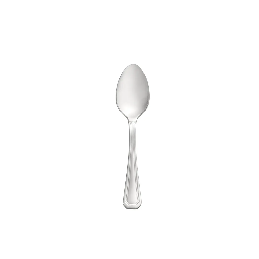 CAC China 8006-09 Lux Demitasse Spoon, 4-3/8" Extra Heavy, 18/8 Stainless Steel - 1 Dozen