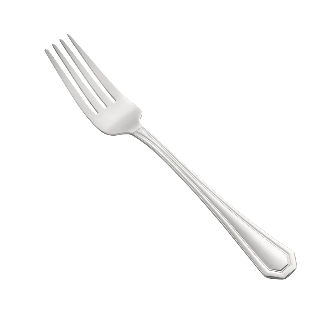 CAC China 8006-11 Lux Table Fork, 8-1/4" Extra Heavy, 18/8 Stainless Steel, 7-8" Length - 1 Dozen