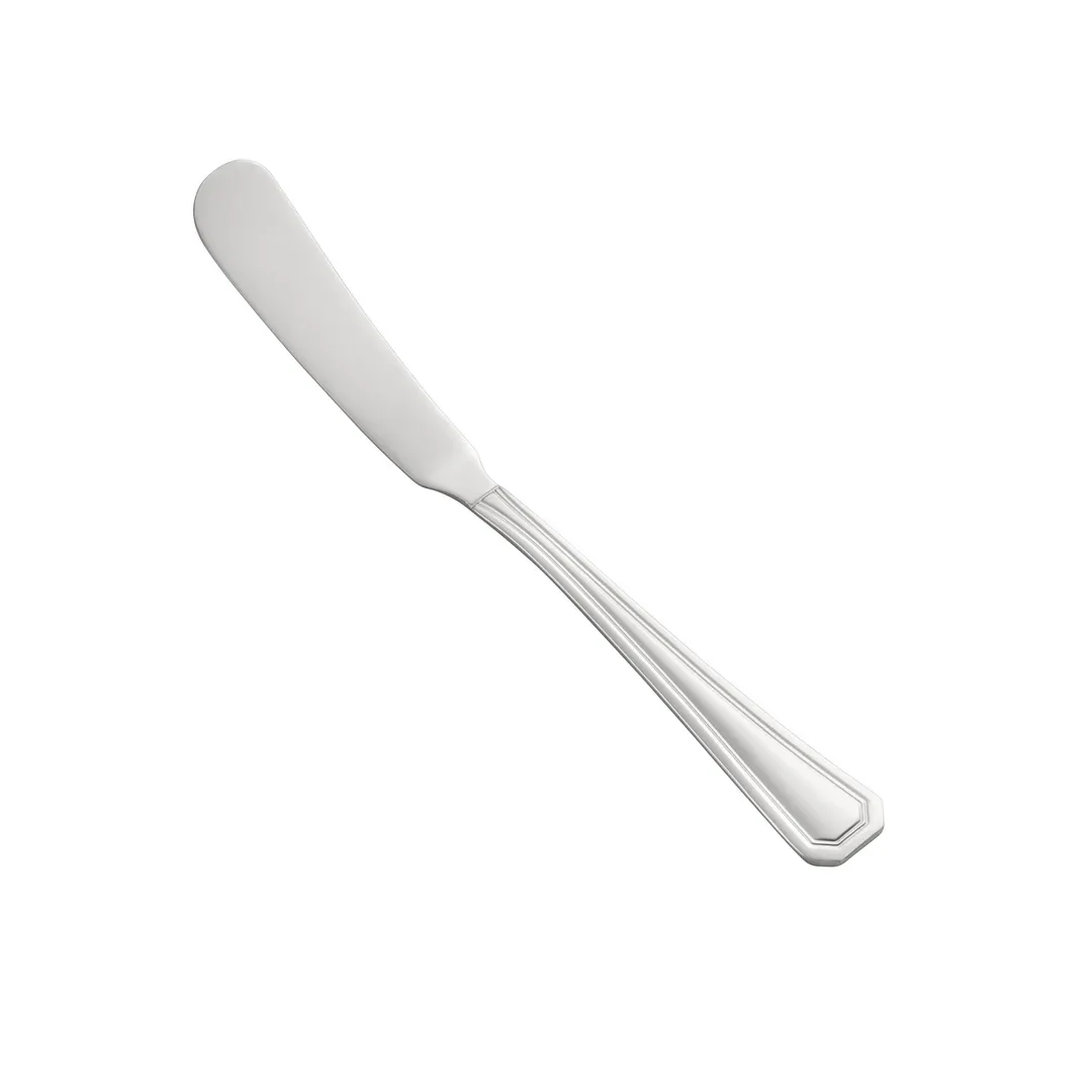 CAC China 8006-12 Lux Butter Spreader, 6-3/4"L, Extra Heavy Weight, 18/8 Stainless Steel - 1 Dozen