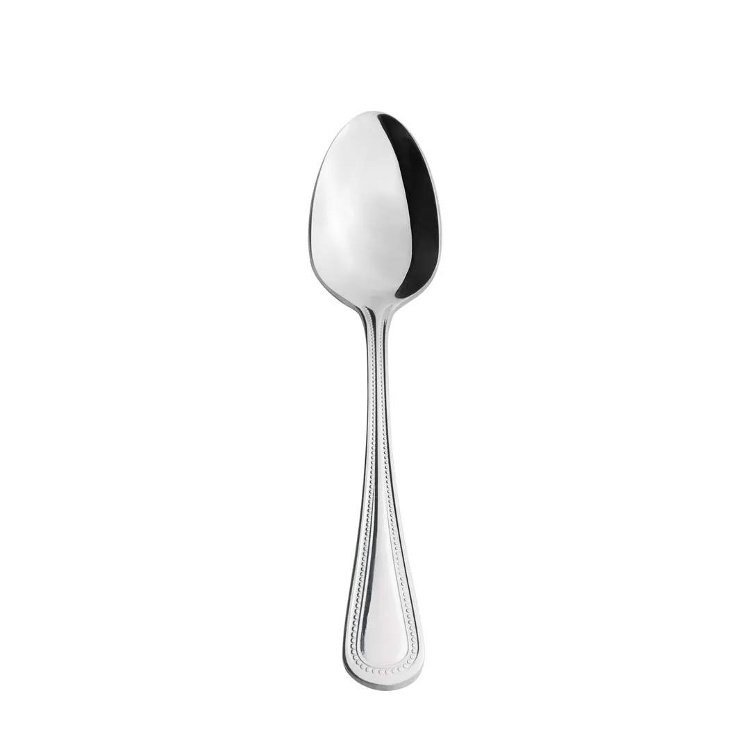 CAC China 8008-01 - Golden Pearl Teaspoon, 6" Length, 18/8 Stainless Steel Heavy Weight, 1 Dozen