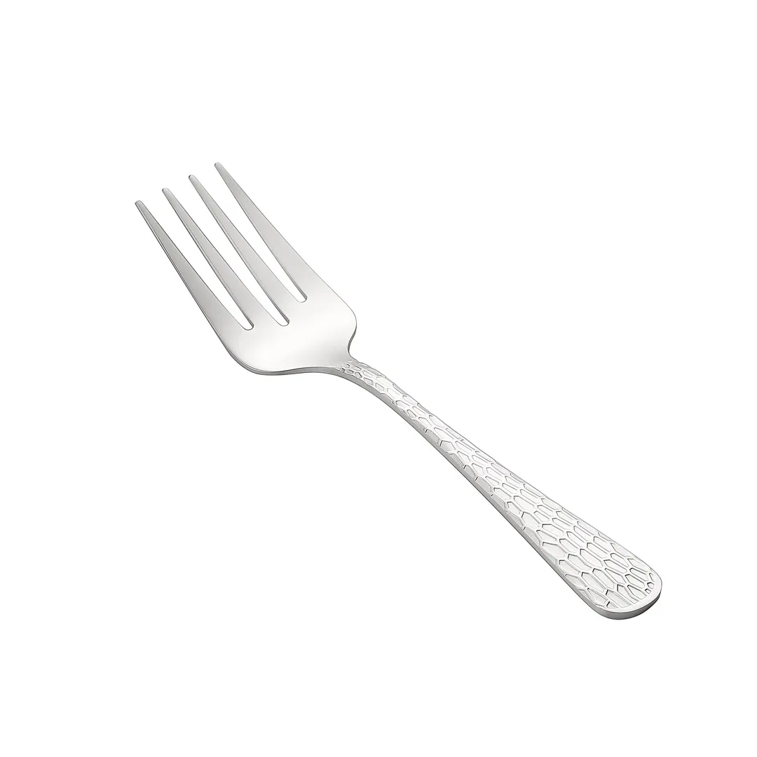 CAC China 8015-18 Serving Fork, 8-1/2"L, Extra Heavy Weight, 18/8 Stainless Steel - 1 Dozen