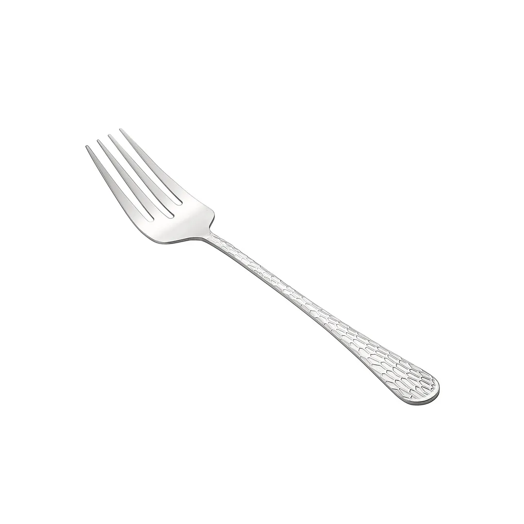 CAC China 8015-21 Auspicious Banquet Fork, 12"L, Extra Heavy Weight, 18/8 Stainless Steel - 1 Dozen