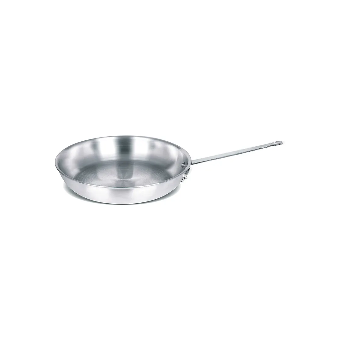 CAC China A1FP-8 Heavy Duty Aluminum Fry Pan, 8" - Uncoated, Riveted Handle