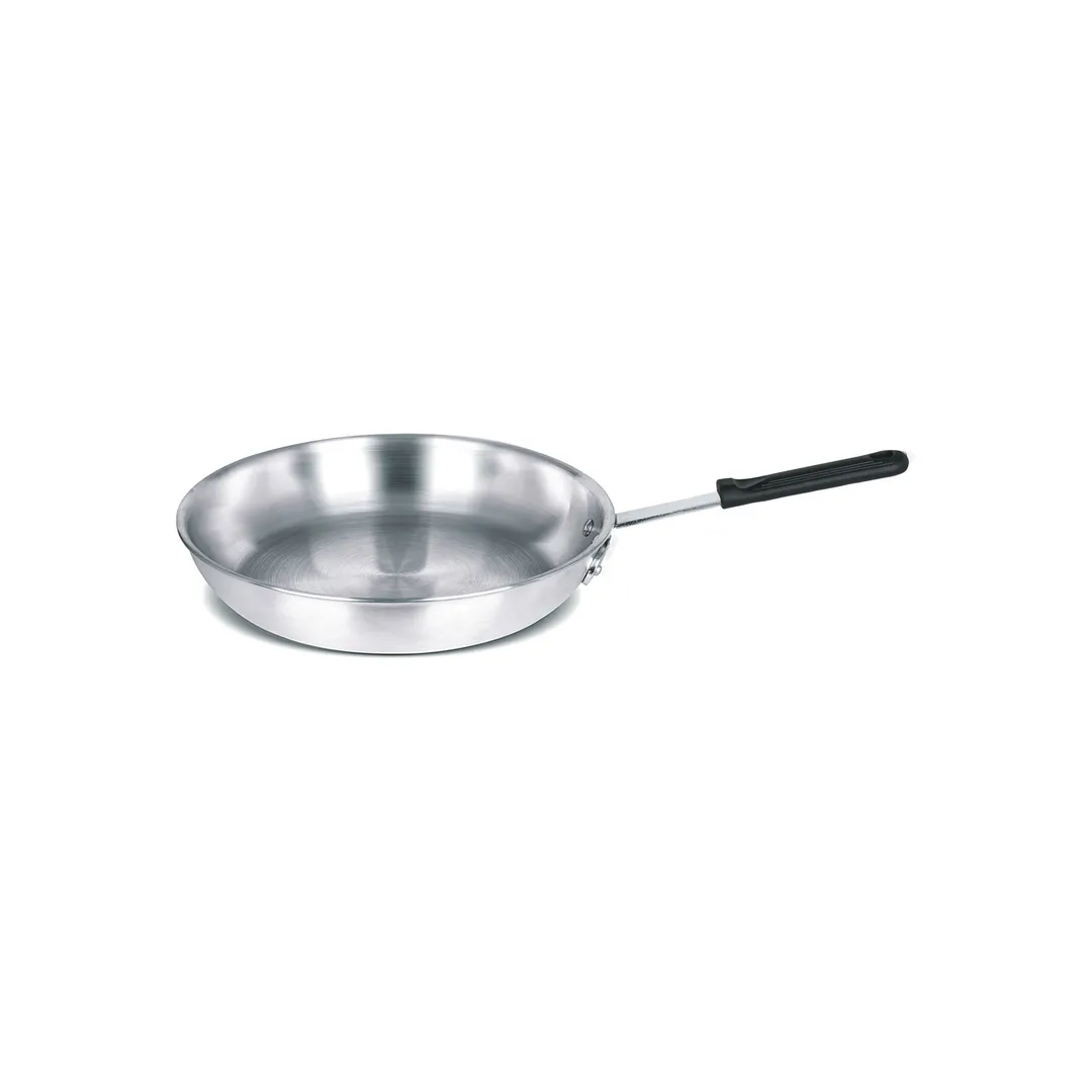 CAC China A2FP-12L Fry Pan, 12" Aluminum Heavy‑Duty, NSF Certified, Uncoated, Riveted Handle