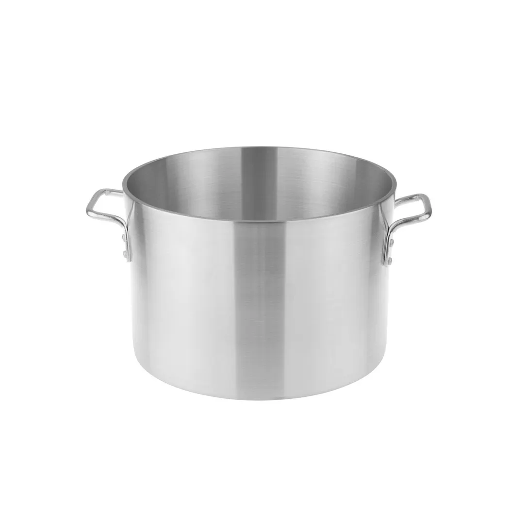 CAC China A3SA-6-60 Extra Heavy Duty Sauce Pot, 60 qt., 6mm Thick Aluminum, Riveted Handles, No Cover