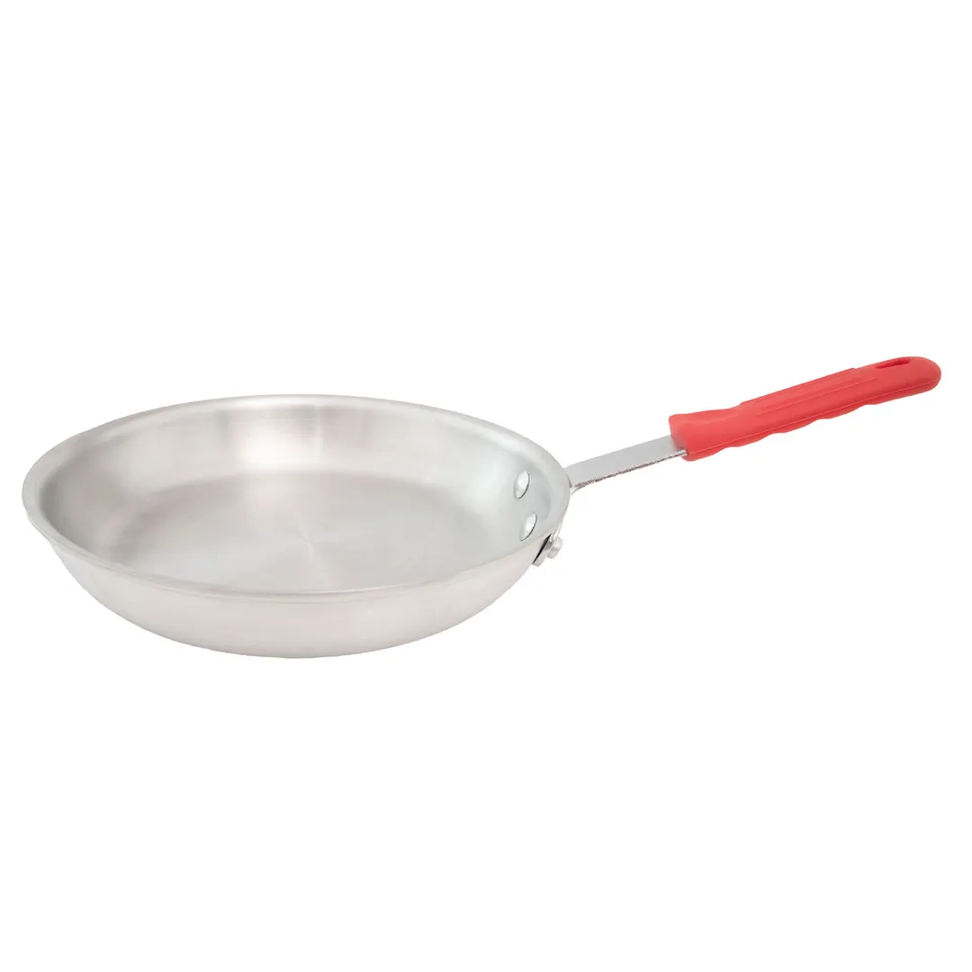 CAC China A5FP-10L Fry Pan, 10" Induction Ready, Aluminum, Natural Finish