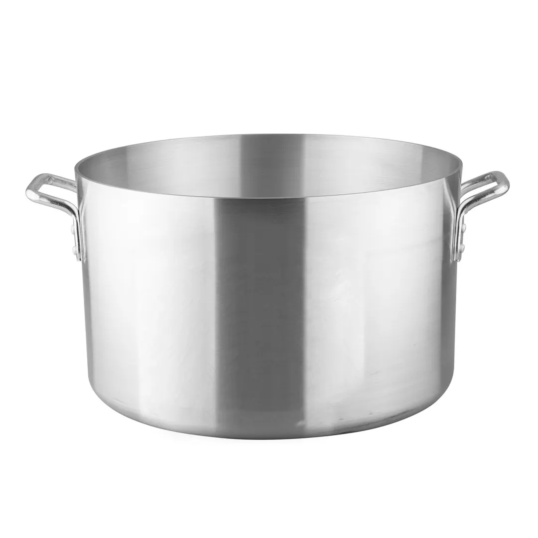 CAC China A6SA-4-34 Sauce Pot – 34 Qt Heavy‑Duty Aluminum, 4 mm Thick, Riveted Handles, No Cover