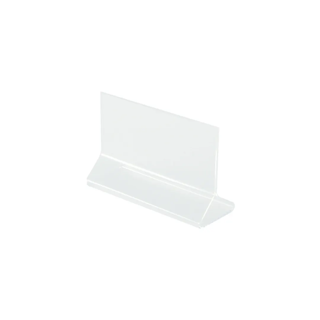 CAC China ACTH-53 Menu Card Holder, 5-1/2"W x 3-1/2"H Acrylic BPA-Free Stand, Height 4"-6"