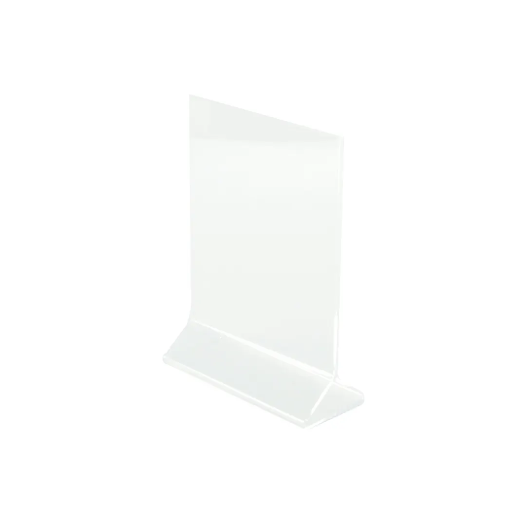 CAC China ACTH-75 Menu Card Holder, 5" W x 7" H Acrylic BPA-Free, Height 7"-9", Certified 29226 -