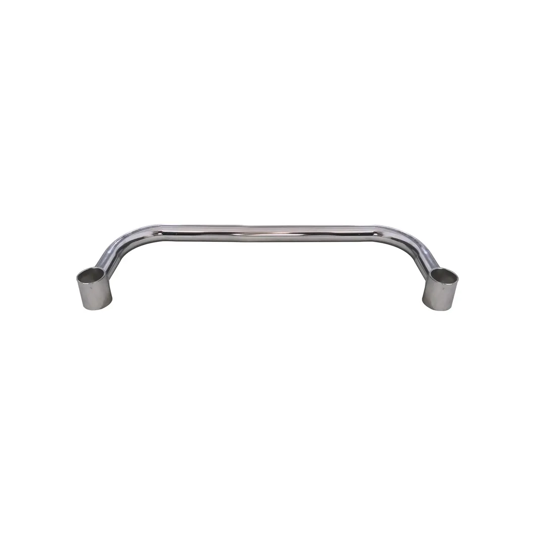 CAC China ACWS-21H Utility Cart Handle, 21"W, Chrome Plated Finish for Wire Carts and Shelving