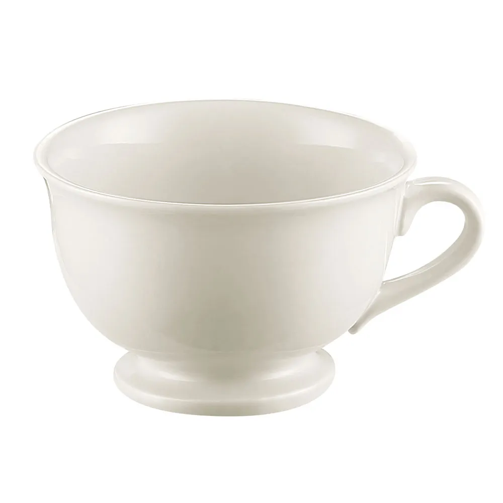 CAC China ALD-12-AW Aladdin Mug, 12 oz, 4‑5/8" Dia x 3" H, White Stoneware, Dishwasher Safe - 1 Dozen