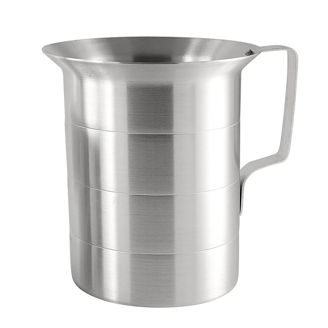 CAC China ALMC-40 Measuring Cup, 4 Quart (128 oz) Aluminum, Durable Lightweight Design