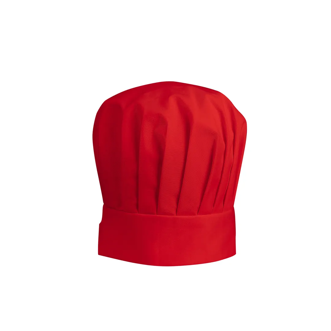 CAC China APHT-2BR Chef's Pride Floppy Toque Hat, 13" Height, Vibrant Red, Professional Chef Headwear